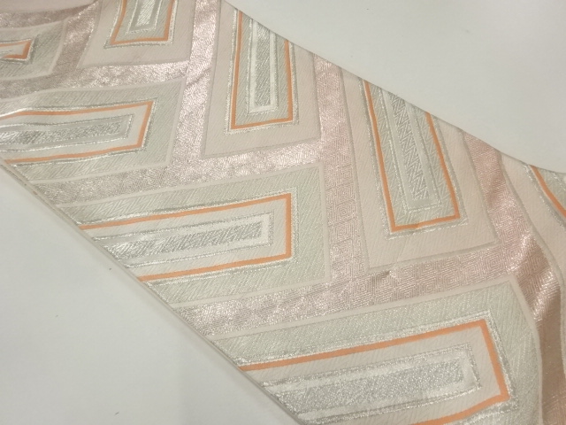 JAPANESE FUKURO OBI / WOVEN HIGAKI PATTERN